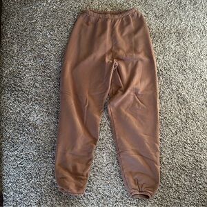 joah brown oversized sweatpants size extra small